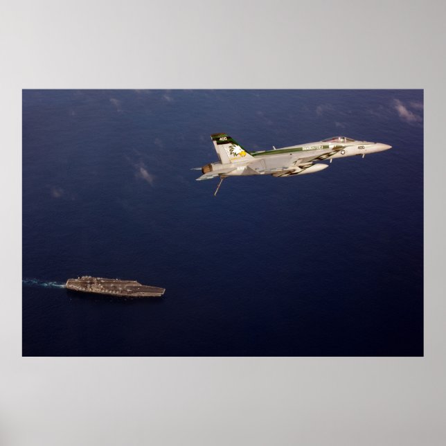 F/A-18E Toppen Hornet Poster (Framsidan)
