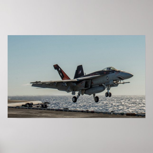 F/A-18E Toppen Hornet Poster (Framsidan)