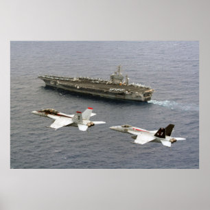 F/A-18E Toppen Hornet Poster