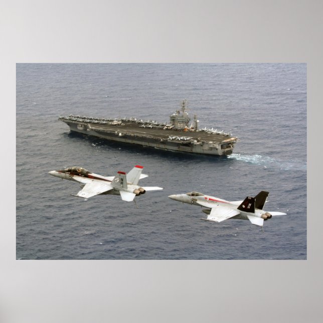 F/A-18E Toppen Hornet Poster (Framsidan)