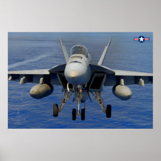 F/A-18E TOPPEN HORNET POSTER