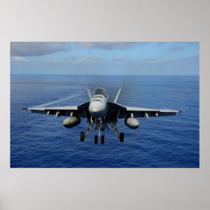 F/A-18E Toppen Hornet Poster
