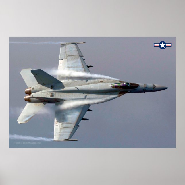 F/A-18E TOPPEN HORNET POSTER (Framsidan)