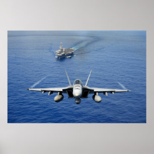F/A-18E Toppen Hornet Poster