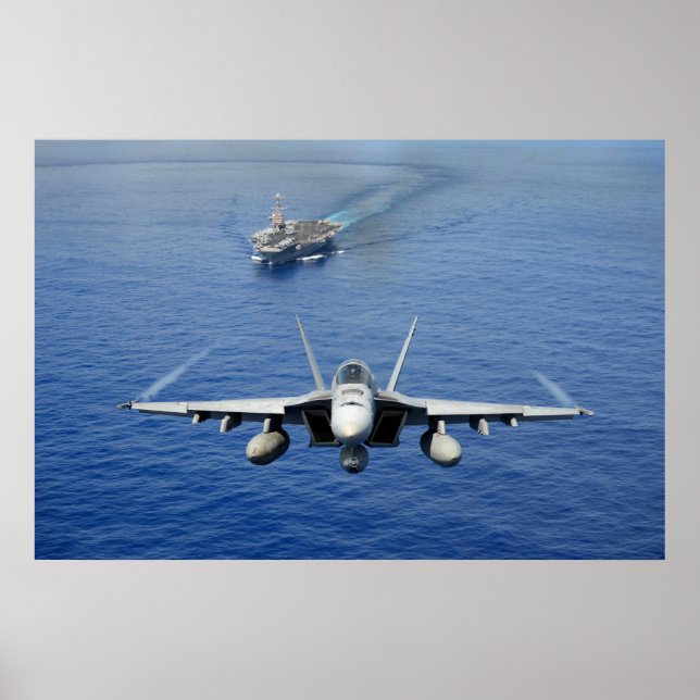 F/A-18E Toppen Hornet Poster (Framsidan)