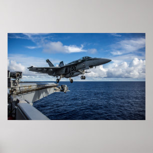 F/A-18E Toppen Hornet Poster