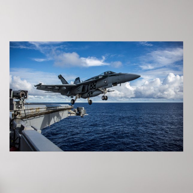 F/A-18E Toppen Hornet Poster (Framsidan)