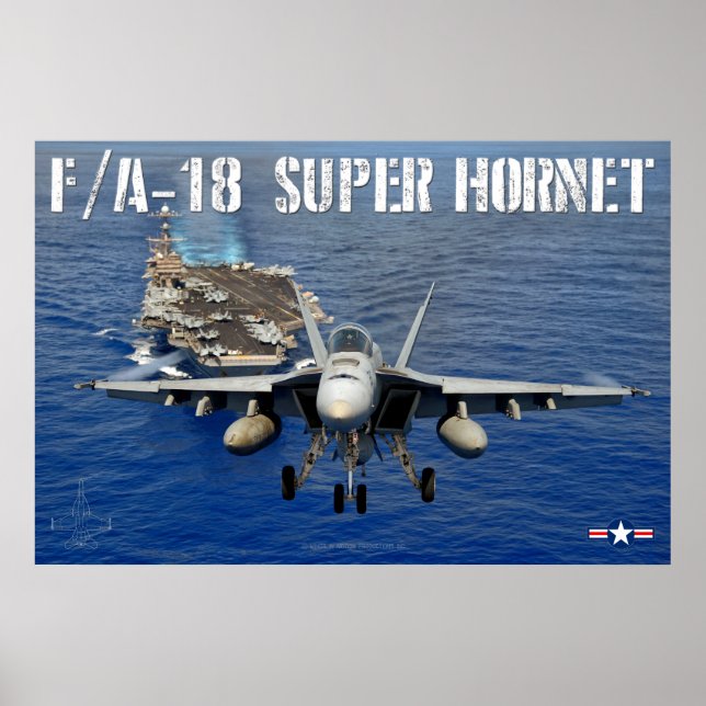 F/A-18E TOPPEN HORNET POSTER (Framsidan)