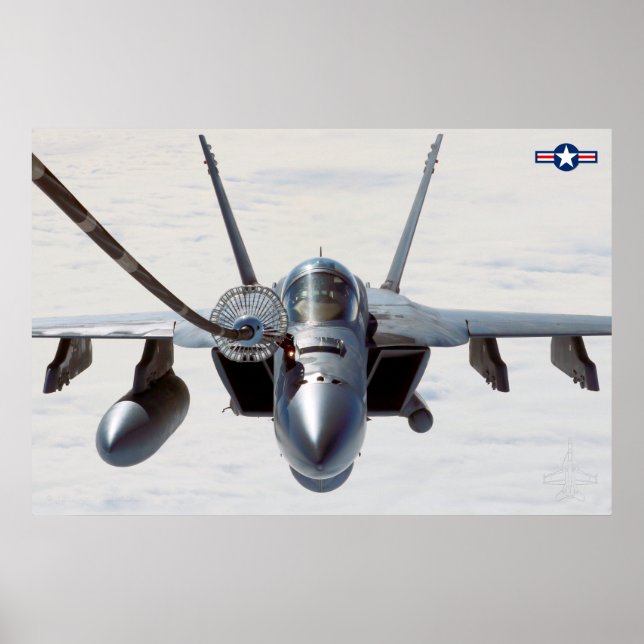 F/A-18E TOPPEN HORNET POSTER (Framsidan)