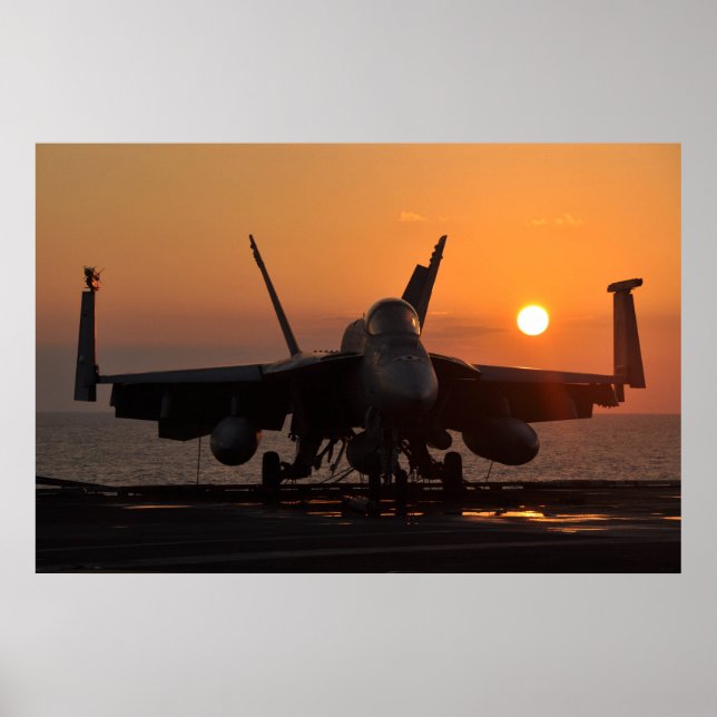 F/A-18E Toppen Hornet Poster (Framsidan)