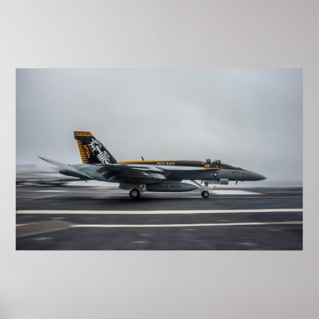 F/A-18E Toppen Hornet Poster (Framsidan)
