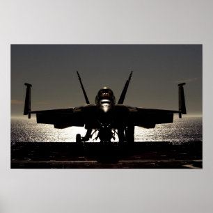 F/A-18E Toppen Hornet Poster