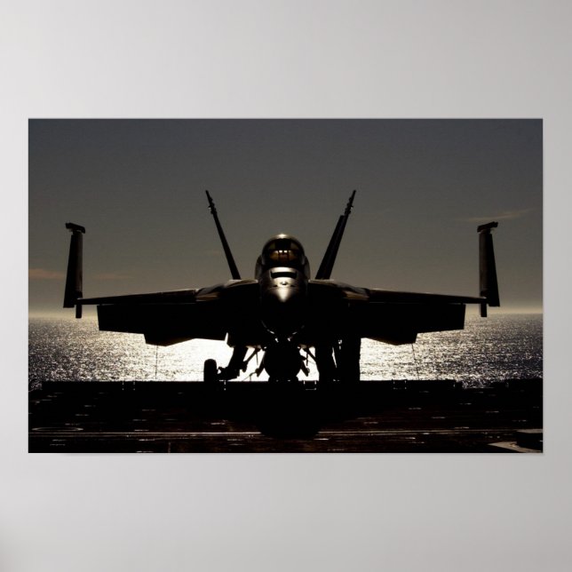 F/A-18E Toppen Hornet Poster (Framsidan)