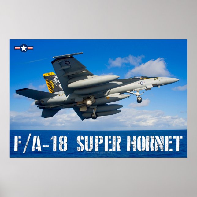 F/A-18E TOPPEN HORNET POSTER (Framsidan)
