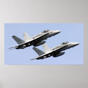 F/A-18E Toppen Hornet Poster
