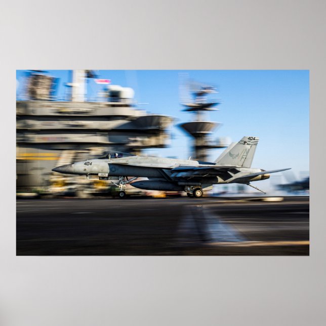 F/A-18E Toppen Hornet Poster (Framsidan)