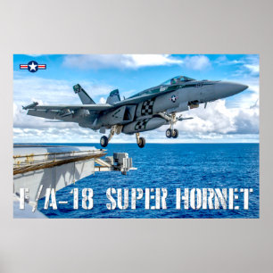 F/A-18E TOPPEN HORNET POSTER