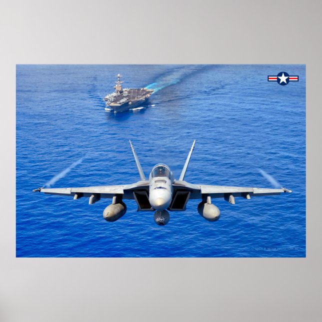 F/A-18E TOPPEN HORNET POSTER (Framsidan)