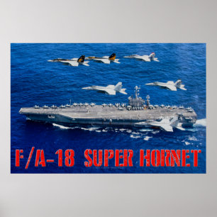 F/A-18E TOPPEN HORNET POSTER