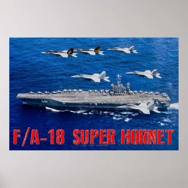 F/A-18E TOPPEN HORNET POSTER (Framsidan)