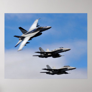 F/A-18E Toppen Hornet Poster