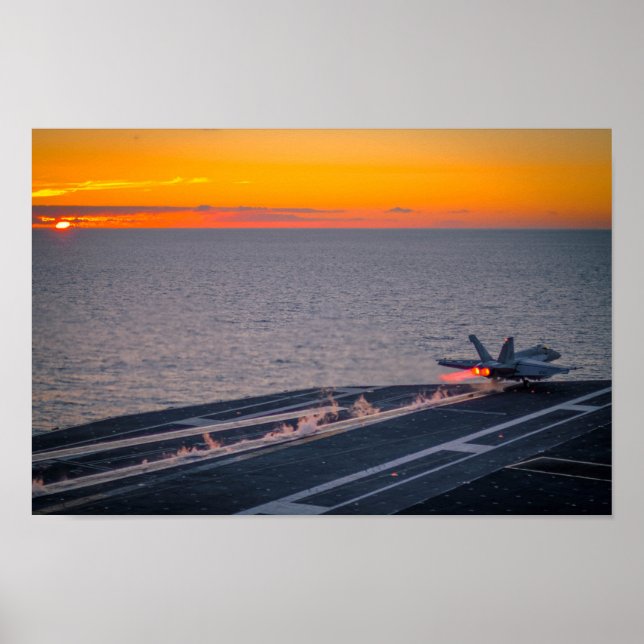 F/A-18E Toppen Hornet Poster (Framsidan)