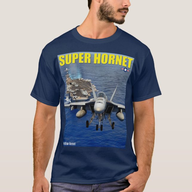 F/A-18E TOPPEN HORNET T SHIRT (Framsida)