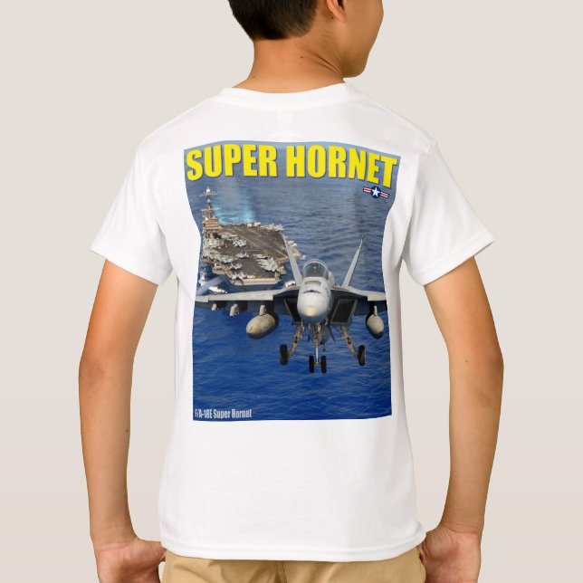 F/A-18E TOPPEN HORNET T SHIRT (Baksida)