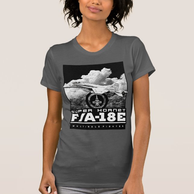 F/A-18E Toppen Hornet T Shirt (Framsida)