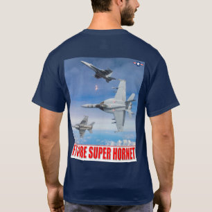 F/A-18E TOPPEN HORNET T SHIRT