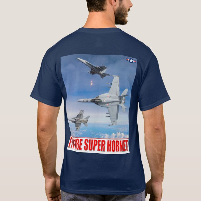F/A-18E TOPPEN HORNET T SHIRT (Baksida)