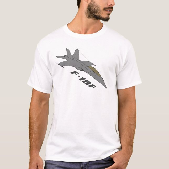 F/A-18F Super Hornet 3D T-shirt (Framsida)