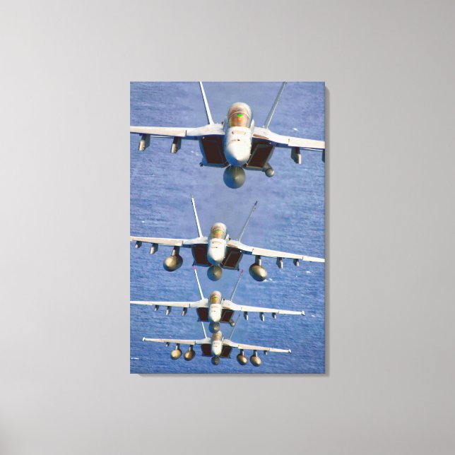 F/A-18F TOPPEN HORNET 24x36 Canvastryck (Framsida)