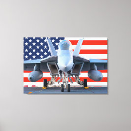 F/A-18F TOPPEN HORNET 24x36 Canvastryck
