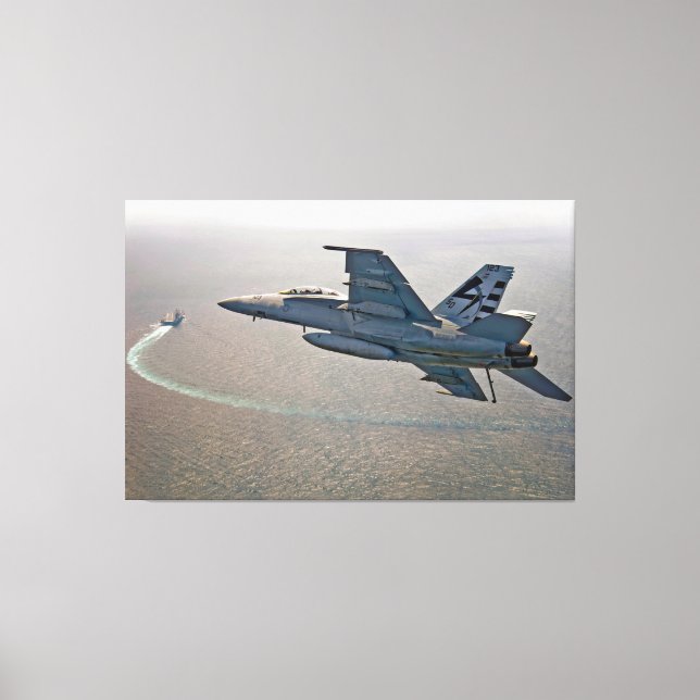 F/A-18F TOPPEN HORNET 40 x 60 Canvastryck (Framsida)