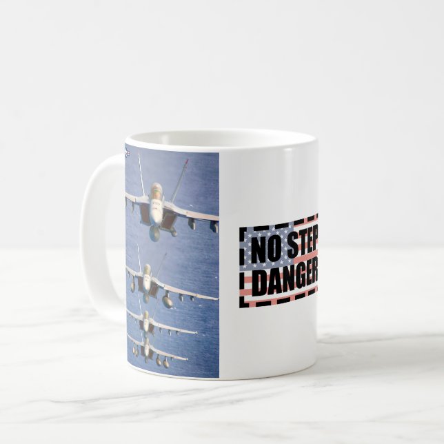 F/A-18F TOPPEN HORNET - INGEN STEP-FARA KAFFEMUGG (Framsida vänster)