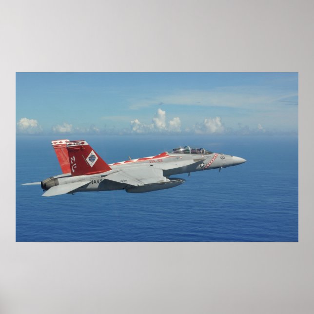 F/A-18F Toppen Hornet Poster (Framsidan)