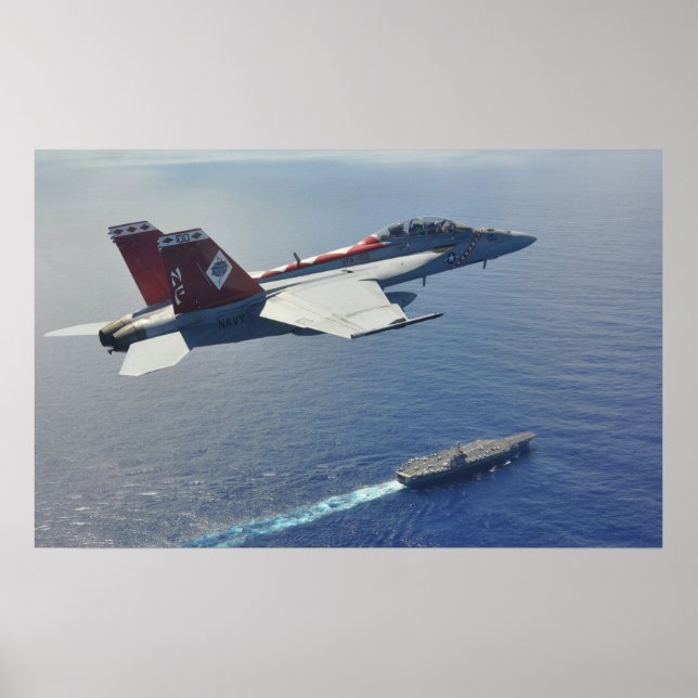 F/A-18F Toppen Hornet Poster (Framsidan)