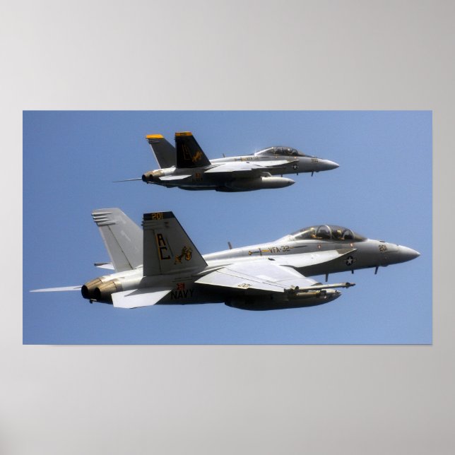 F/A-18F Toppen Hornet Poster (Framsidan)