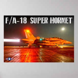 F/A-18F TOPPEN HORNET POSTER