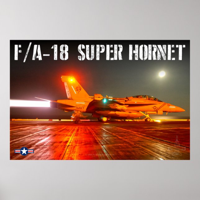 F/A-18F TOPPEN HORNET POSTER (Framsidan)