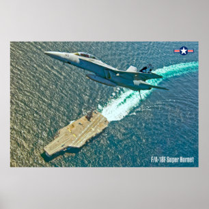 F/A-18F TOPPEN HORNET POSTER
