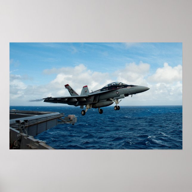 F/A-18F Toppen Hornet Poster (Framsidan)