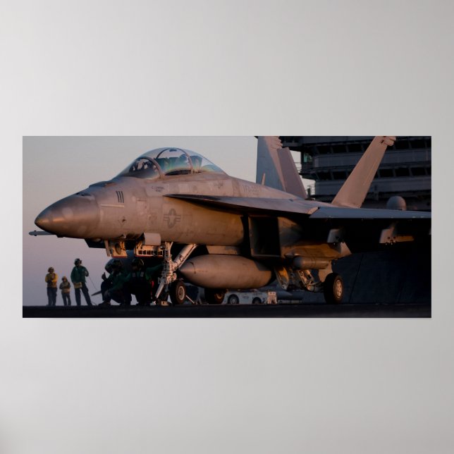 F/A-18F Toppen Hornet Poster (Framsidan)