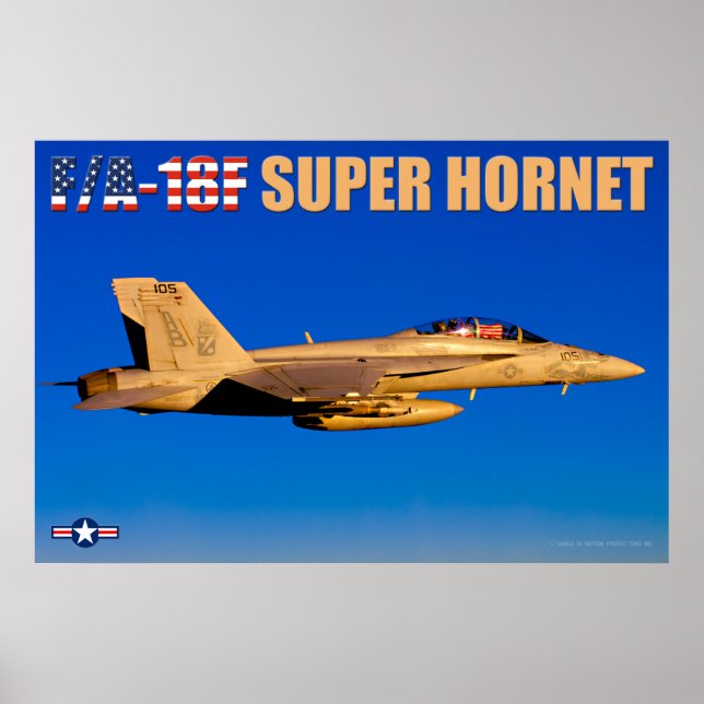 F/A-18F TOPPEN HORNET POSTER (Framsidan)