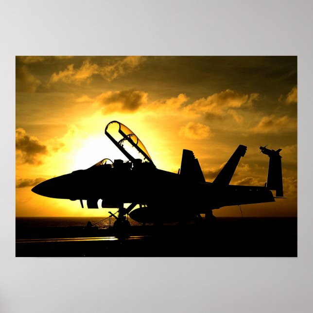 F/A-18F Toppen Hornet Poster (Framsidan)