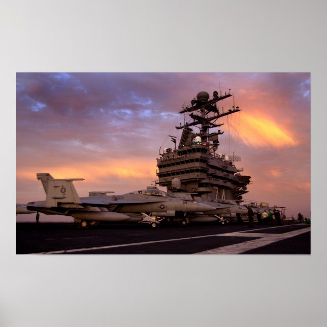 F/A-18F Toppen Hornet Poster (Framsidan)