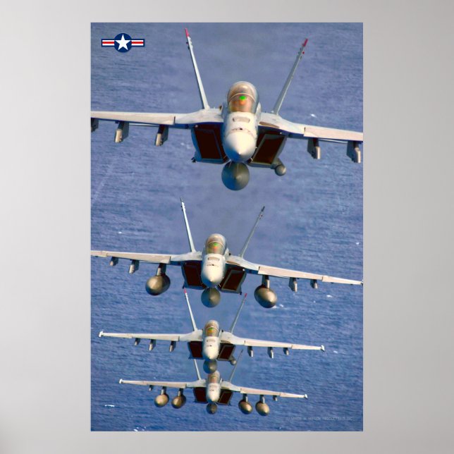 F/A-18F TOPPEN HORNET POSTER (Framsidan)