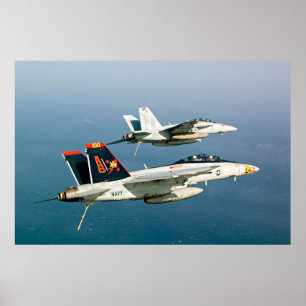 F/A-18F Toppen Hornet Poster