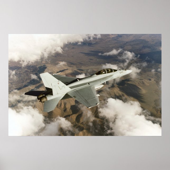 F/A-18F Toppen Hornet Poster (Framsidan)